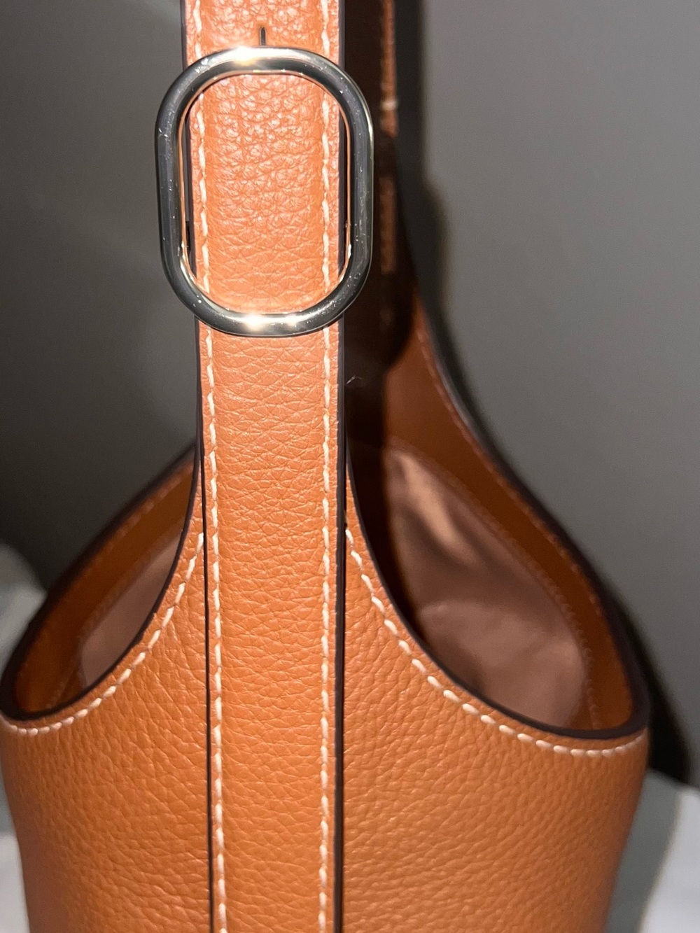 kate spade Cognac Pebbled Leather Shoulder Bag - Picture 3 of 5